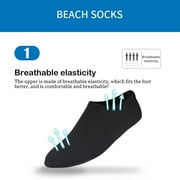 Hamky Ankle Socks,No Show Socks,Men's and Women's Water socks Barefoot Speed Dry Anti-skid Water Socks Yoga,Running Socks,Socks for Women BKL